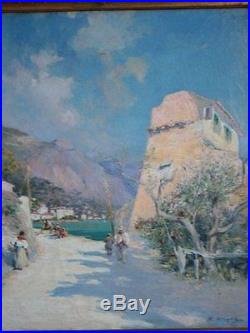 Huile sur toile de Raymond Allègre (1857-1933)
