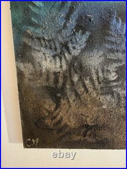 Huile sur toile de grande dimension