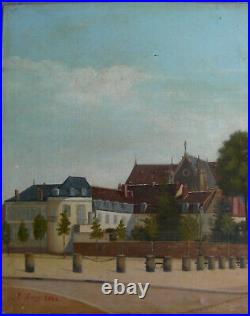 Huile sur toile école française du 19ème signée Mery et datée 1892