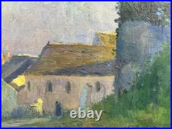Huile sur toile impressionniste Ecole de Pont-Aven présumée Fin XIXe
