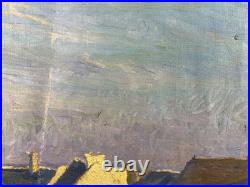 Huile sur toile impressionniste Ecole de Pont-Aven présumée Fin XIXe
