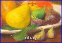 JEAN DIFFRE. Nature morte au Fruits Peinture huile sur toile signé. XlXeme JEAN DIFFRE. Nature morte au Fruits Peinture huile sur toile signé. XlXeme