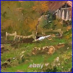 JEAN MICHEL GUSTAVE ANGLADE. Paysage Naturel. Peinture huile sur toile signée JEAN MICHEL GUSTAVE ANGLADE. Paysage Naturel. Peinture huile sur toile signée