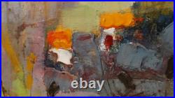 Jacques SAUZE (1925-2013), paysage beaujolais huile sur toile signée et encadrée