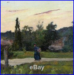 Jacques Van Coppenolle 1878-1915. Grand & Beau Paysage Postimpressionniste 1901