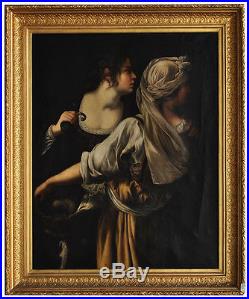 Judith et sa servante huile sur toile classique XIXème