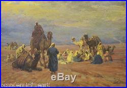 KAROLY CSERNA (1867-1944) CAIRO Huile sur toile orientaliste