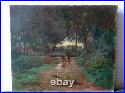 La Bresse Des Peintres-louis Jourdan (1872-1948)-paysage Sous La Pluie & Vaches La Bresse Des Peintres-louis Jourdan (1872-1948)-paysage Sous La Pluie & Vaches