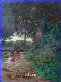 La Bresse Des Peintres-louis Jourdan (1872-1948)-paysage Sous La Pluie & Vaches La Bresse Des Peintres-louis Jourdan (1872-1948)-paysage Sous La Pluie & Vaches