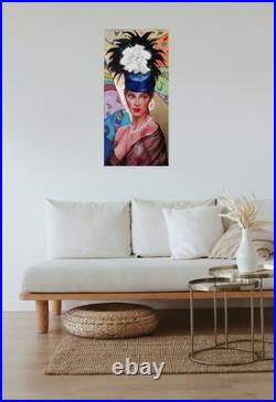 Lidia Tchoumakova Ellen, huile sur toile, 40x80cm, sans cadre