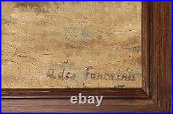 Lot Tableau, huile sur toile en parfait état signé A. Des Fontaines + 4 CD