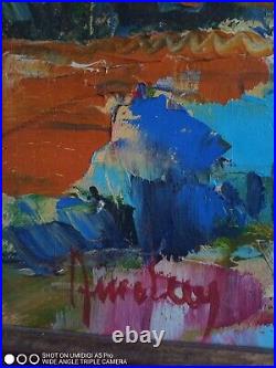 Louis Amalvy (1918-2003) huile sur toile signée 1979 encadrée