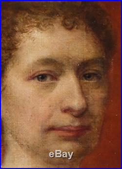 Louis Maeterlinck 1889, Bénézit, Coté 1200! Portrait d'Elégante Art-Nouveau