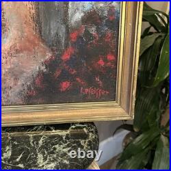 Louis Pfeiffer, Huile Sur Toile, Village Du Portugal