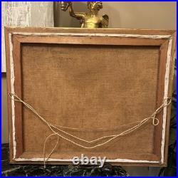 Louis Pfeiffer, Huile Sur Toile, Village Du Portugal