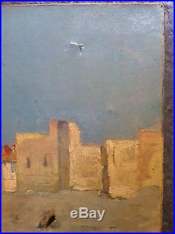Louis Sainturier, Ruines romaines d'Arles, huile sur toile, début XX, Nîmes (v)