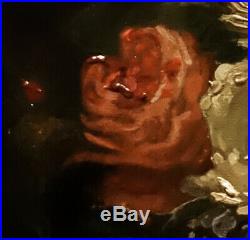 Louise Darru Bouquet de fleurs 1866 huile sur toile dim 41x33cm