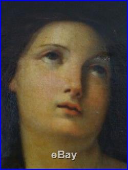 Marie Madeleine Huile sur toile Italie époque fin XVIIIe
