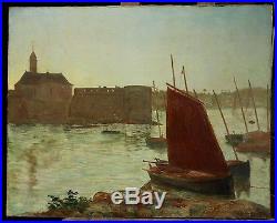 Marine, Port De Concarneau, Bretagne, Louis Massin 1907