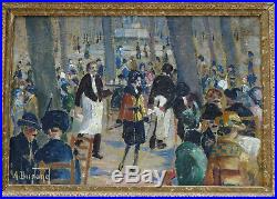 Marseille 1900. Grand Impressionniste. La Grande Brasserie Du Chapitre. Signé