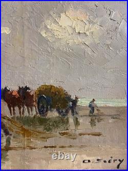 Olivier Sery, les goémoniers, en Bretagne en Normandie