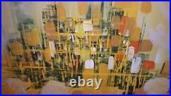 Original Toile du Peintre Lee Reynolds Manhattan 122 cm x 154 cm