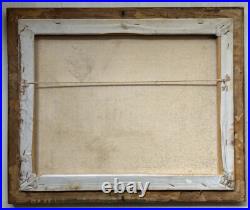 Original Vintage Marine Landscape Oil Painting on Canvas, Signed