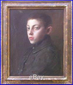 PORTRAIT de L. SALAÜN de K/Marcal, 10 ans BONNEVAY 1903 Puy-en-Velay 1903