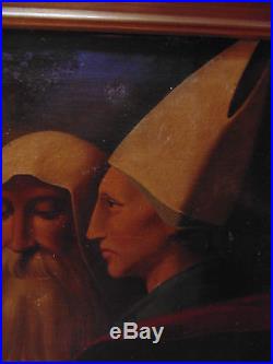 Pères de l'église, l'école italienne, suiveur de Raphaël Sanzio