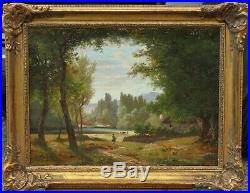 Paysage du Doubs, Antonin Fanart (1831-1903), Franche-Comté, Besançon