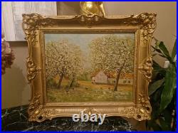 Peinture Ancienne Huile Sur Toile Poule Signée Adolphe POOT