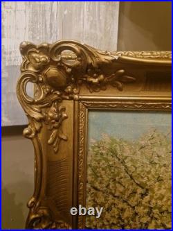 Peinture Ancienne Huile Sur Toile Poule Signée Adolphe POOT