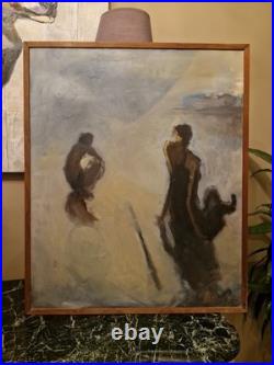 Peinture Ancienne Huile Sur Toile Signée