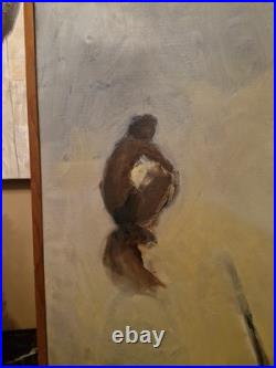 Peinture Ancienne Huile Sur Toile Signée