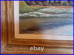Peinture Ancienne, Huile Sur Toile Signée Boillot. Peintre Franc Comtois