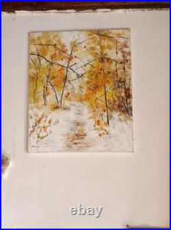 Peinture D Automne Originale Sur Toile 42 X 55 Peinture D Automne Originale Sur Toile 42 X 55