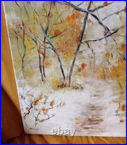 Peinture D Automne Originale Sur Toile 42 X 55 Peinture D Automne Originale Sur Toile 42 X 55