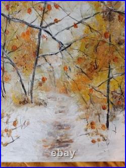 Peinture D Automne Originale Sur Toile 42 X 55 Peinture D Automne Originale Sur Toile 42 X 55