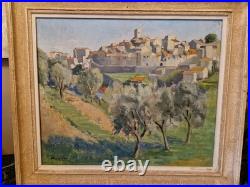 Peinture Huile Sur Toile Paysage Simone Testé