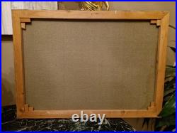 Peinture Huile Sur Toile Représentant Une Scène De Mariage Signée