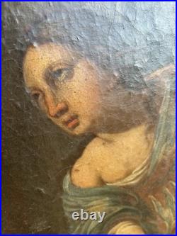 Peinture ItalienneXVIIe Huile Sur Toile Le Massacre Des Innocents Lucas Penni