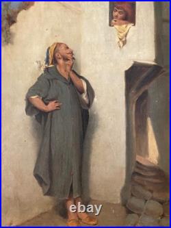 Peinture Toile Orientaliste XIXe Orientalisme Lazerges Jean-Raymond-Hippolyte