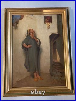 Peinture Toile Orientaliste XIXe Orientalisme Lazerges Jean-Raymond-Hippolyte