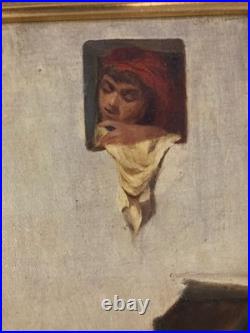 Peinture Toile Orientaliste XIXe Orientalisme Lazerges Jean-Raymond-Hippolyte