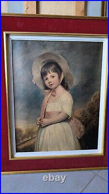 Peinture à l'huile. Miss Juliana Willoughby de George Romney