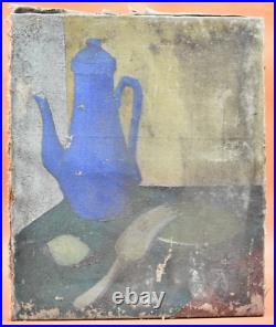 Peinture à l'huile sur toile début XXème Nature morte