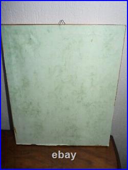 Peinture tableau original huile sur toile sur panneau école de barbizon