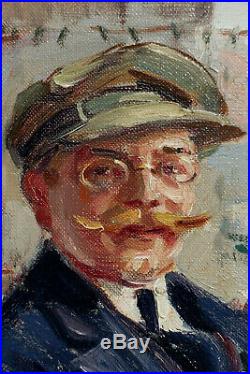 Philippe Swyncop, 1922, Bénézit, Grosse Cote! Le Peintre Paul Mathieu à Heist