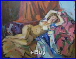 Pierre Cornu (1895-1996) Femme nue allongée Huile sur toile. V200