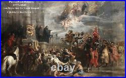 Pierre-paul Rubens 1577-1640. Entourage Ou Suiveur. Les Miracles De Saint-benoit